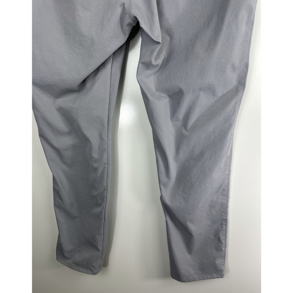 Peter Millar Performance 5-Pocket Core Pant Gray Chino Twill Men's 40 x 32 *Flaw - Picture 12 of 13